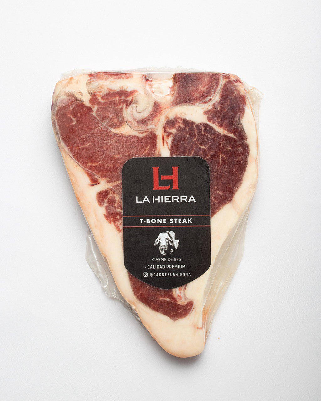 Carne T-bone Steak marca La Hierra Nacional