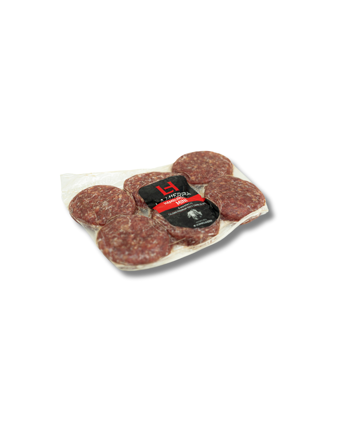 Carne de Hamburguesa Mini de Res (Paquete de 60 grs / 6 unidades)