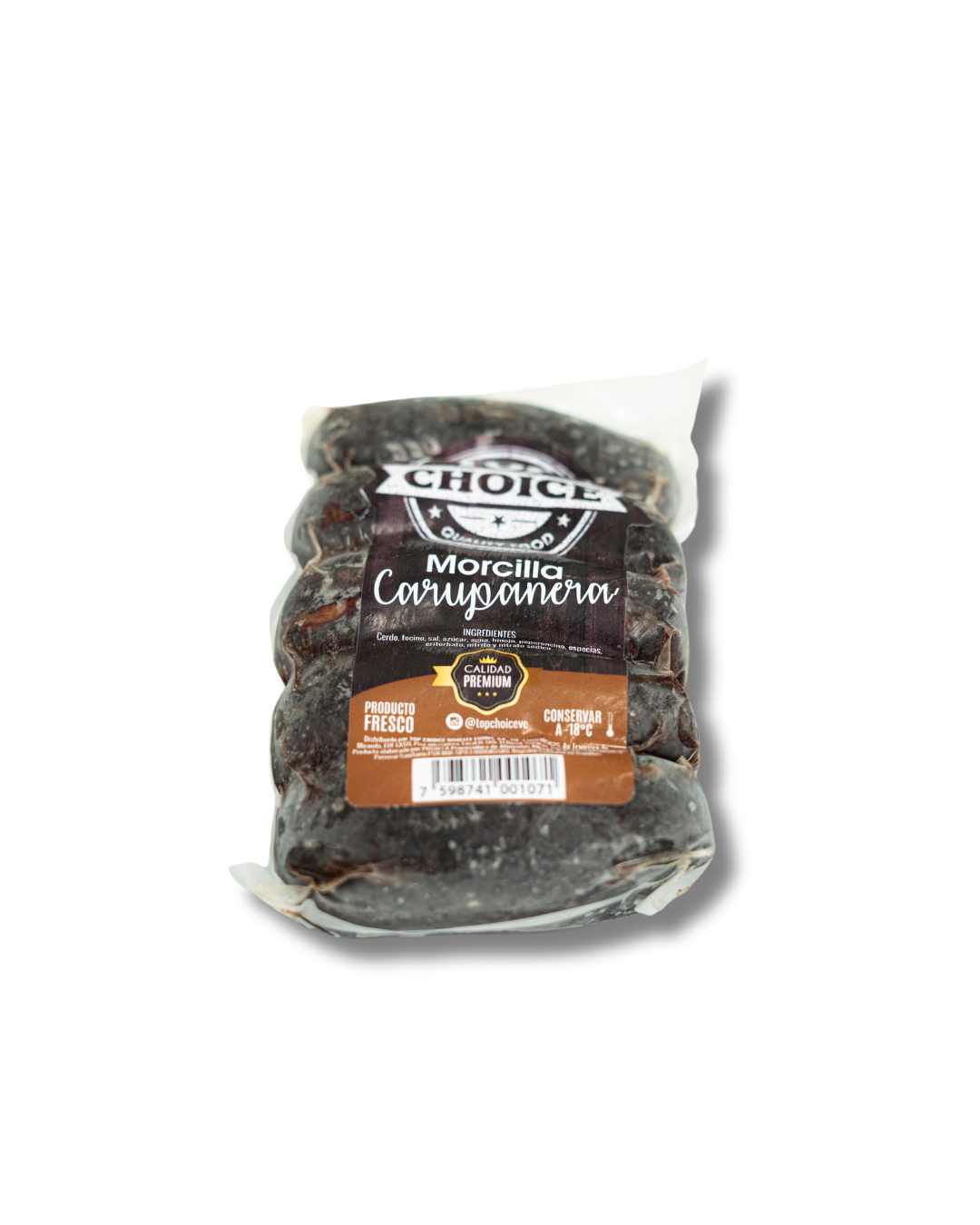 Morcilla Carupanera (Paquete 5 unidades) – Top Choice